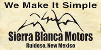 Sierra Blanca Motors Banner